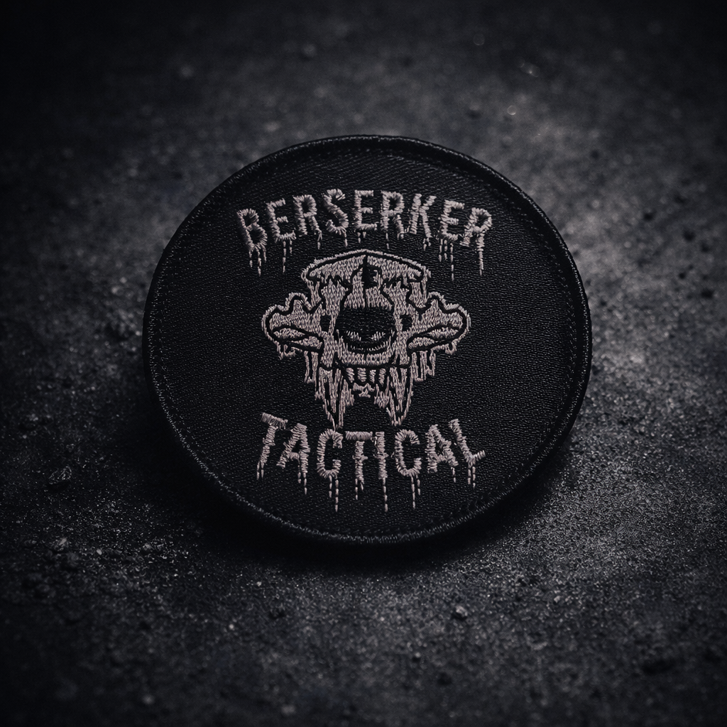 Berserker Tactical Round Logo Morale Patch
